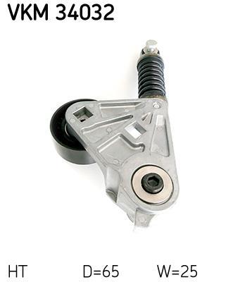 Rolo tensor da correia trapezoidal estriada SKF ref. VKM 34032